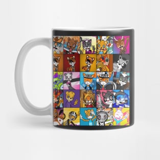 25 MOULE Characters Collage Mug